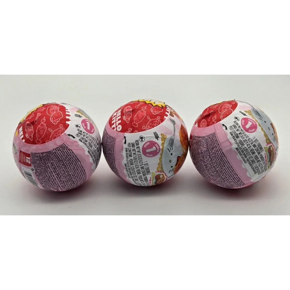 Mini Verse Make It Mini Food Hello Kitty Series 1 Mini Collectibles Lot of 3 New